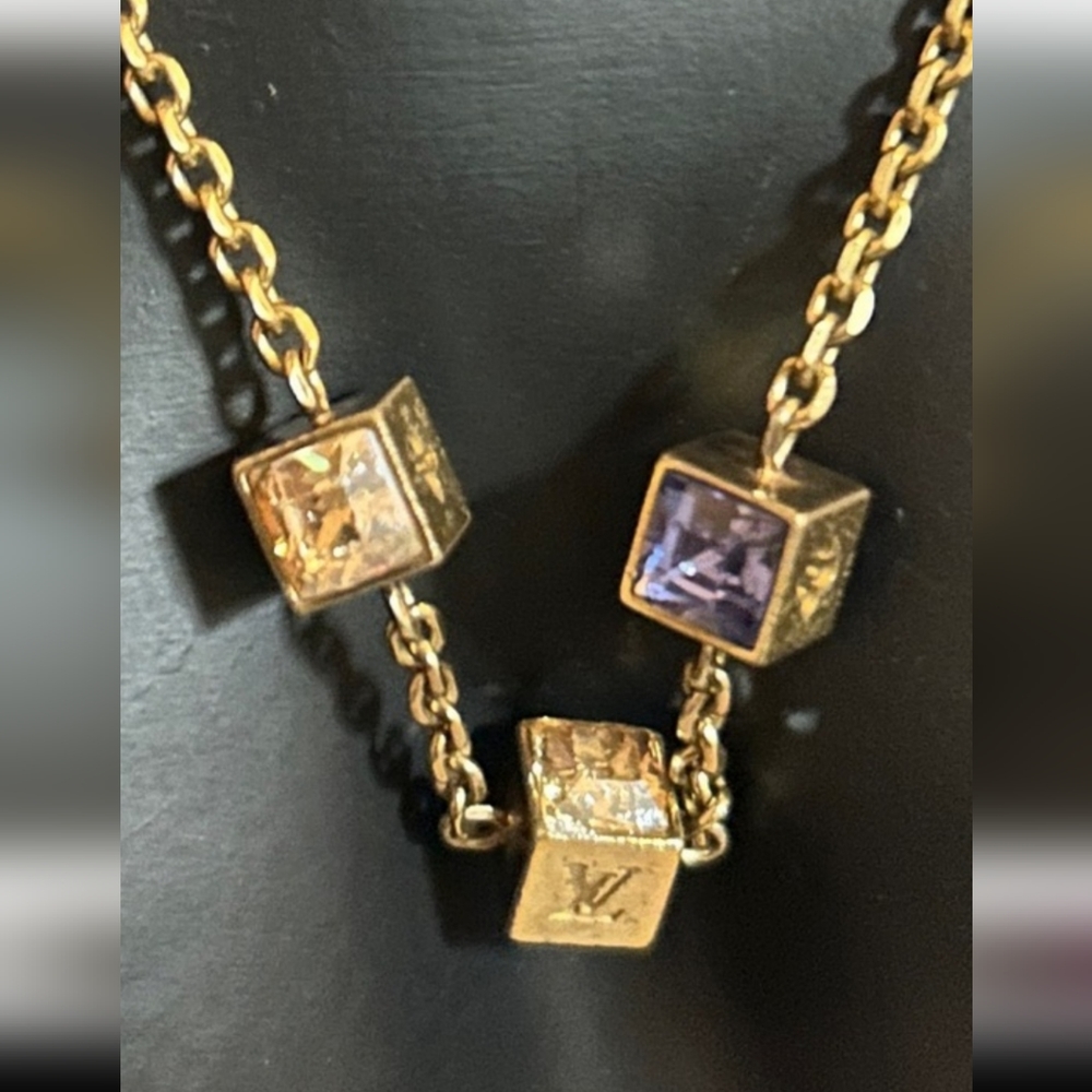 Louis Vuitton Gamble Necklace In Box EUC
